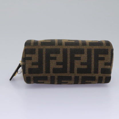 Fendi Vintage Toiletry Pouch Zucca Canvas, BROWN, CANVAS, Clutche & pouche