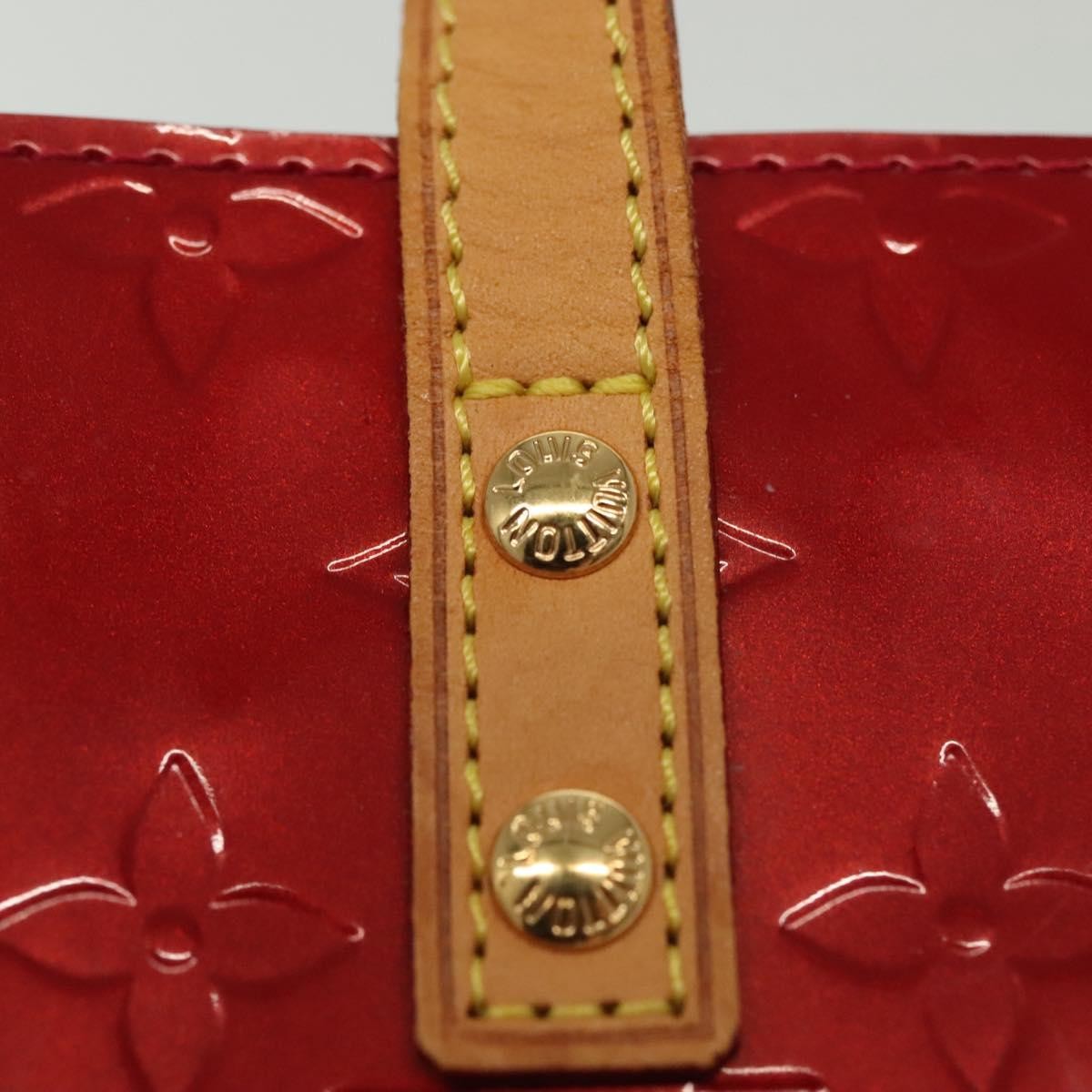 Louis Vuitton Reade Handbag Monogram Vernis, RED, PATENT_LEATHER, Handbag