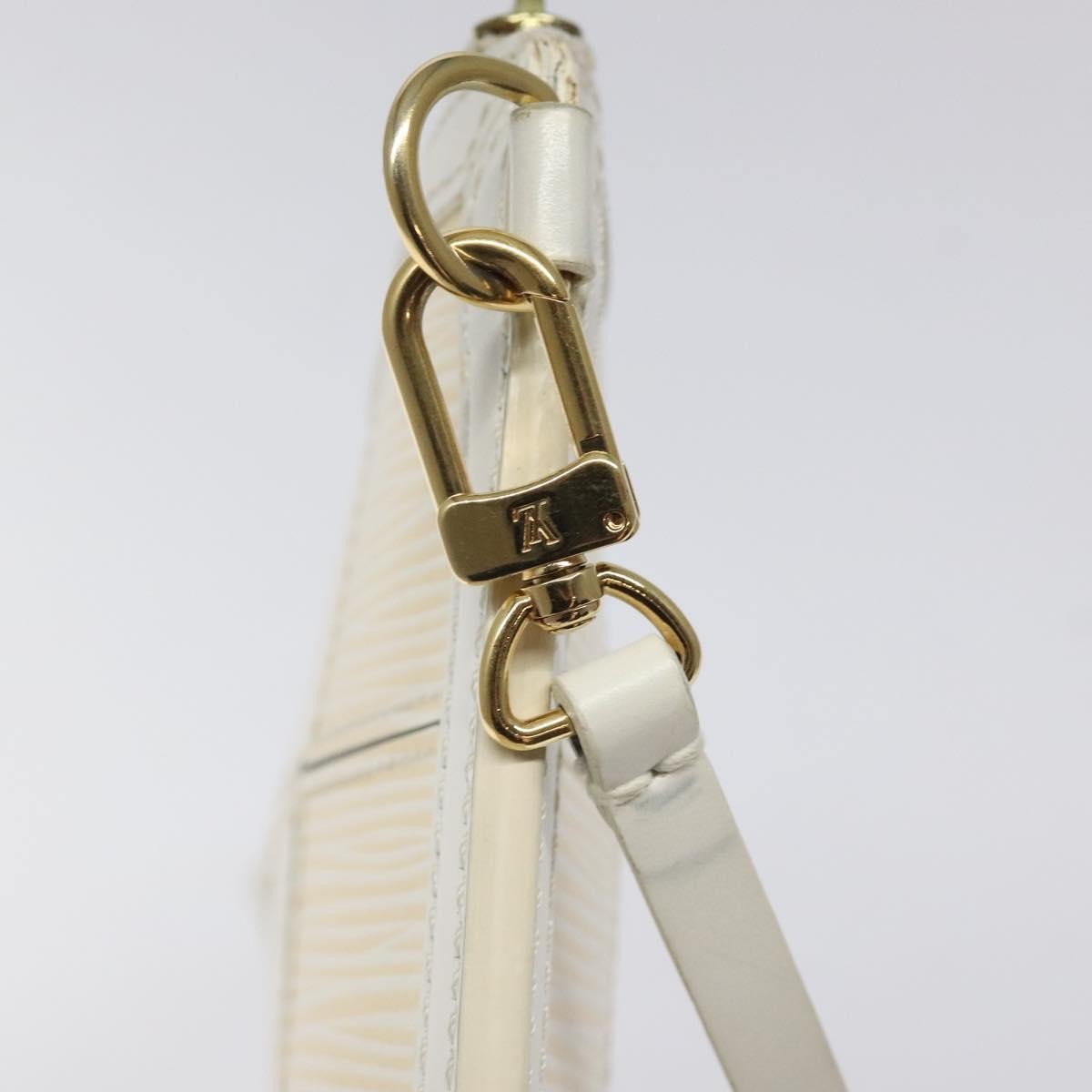 Louis Vuitton Delmonico Pochette Stretch Epi Leather, BEIGE, LEATHER, Clutche & pouche