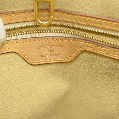 Louis Vuitton Hampstead Handbag Damier, WHITE, CANVAS, Tote bag