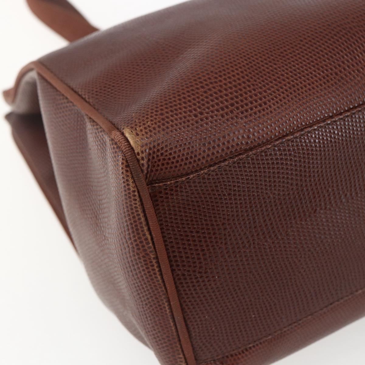 Salvatore Ferragamo Vala Shoulder Bag Leather, BROWN, LEATHER, Shoulder bag