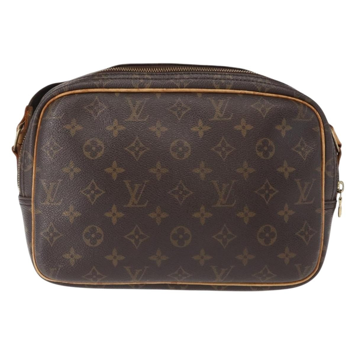 Louis Vuitton Reporter Bag Monogram Canvas, BROWN, CANVAS, Bag