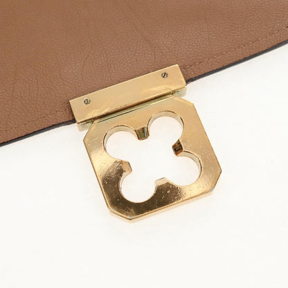 Chloe Elsie Convertible Satchel Leather, BEIGE, LEATHER, Handbag