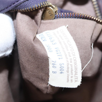 Bottega Veneta Veneta Hobo Pleated Intrecciato Nappa, PURPLE, LEATHER, Shoulder bag