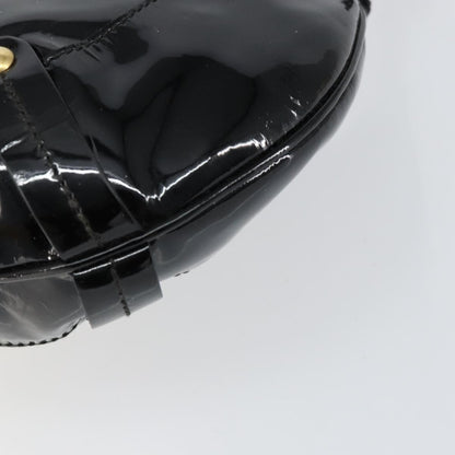 Salvatore Ferragamo Gancini Tote Patent leather, BLACK, PATENT_LEATHER, Tote bag