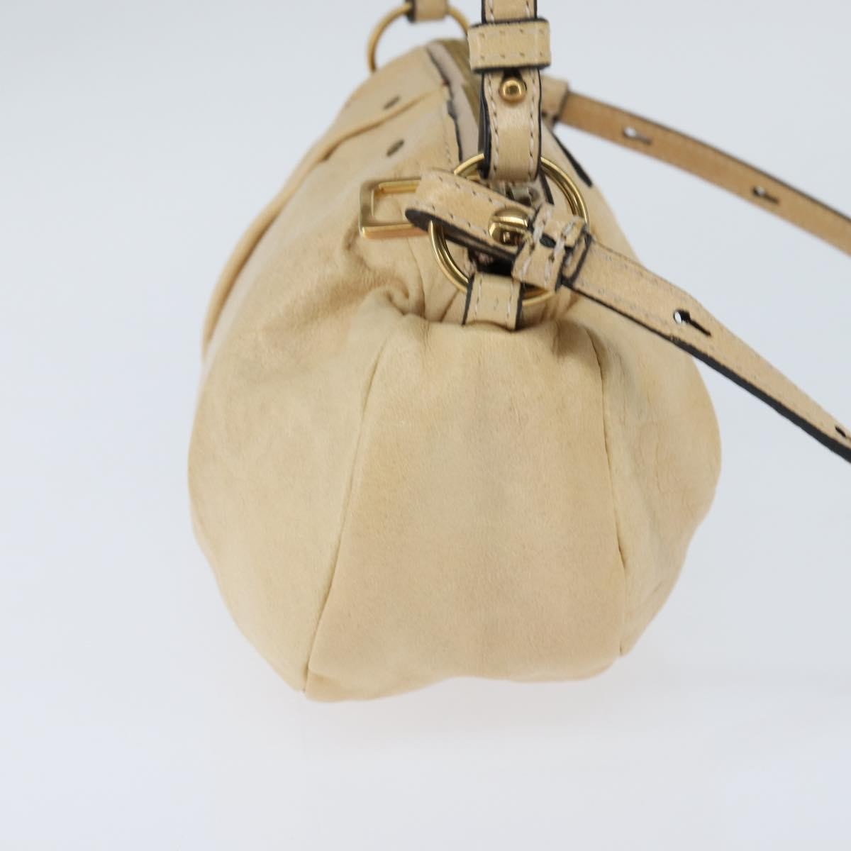 Chloe Vintage Shoulder Bag Leather, BEIGE, LEATHER, Shoulder bag