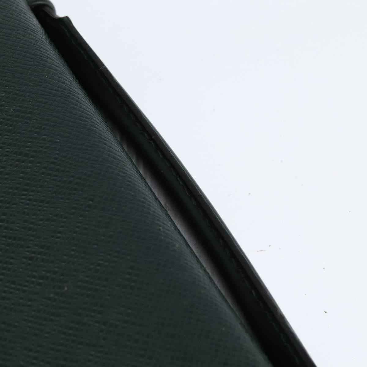 Louis Vuitton Serviette Kourad Briefcase Taiga Leather, GREEN, LEATHER, Briefcase