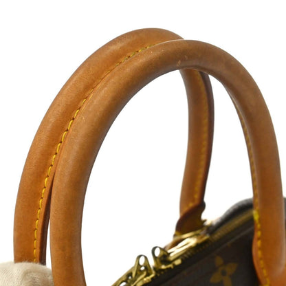 Louis Vuitton Deauville Handbag Monogram Canvas, Brown, Canvas, Handbag