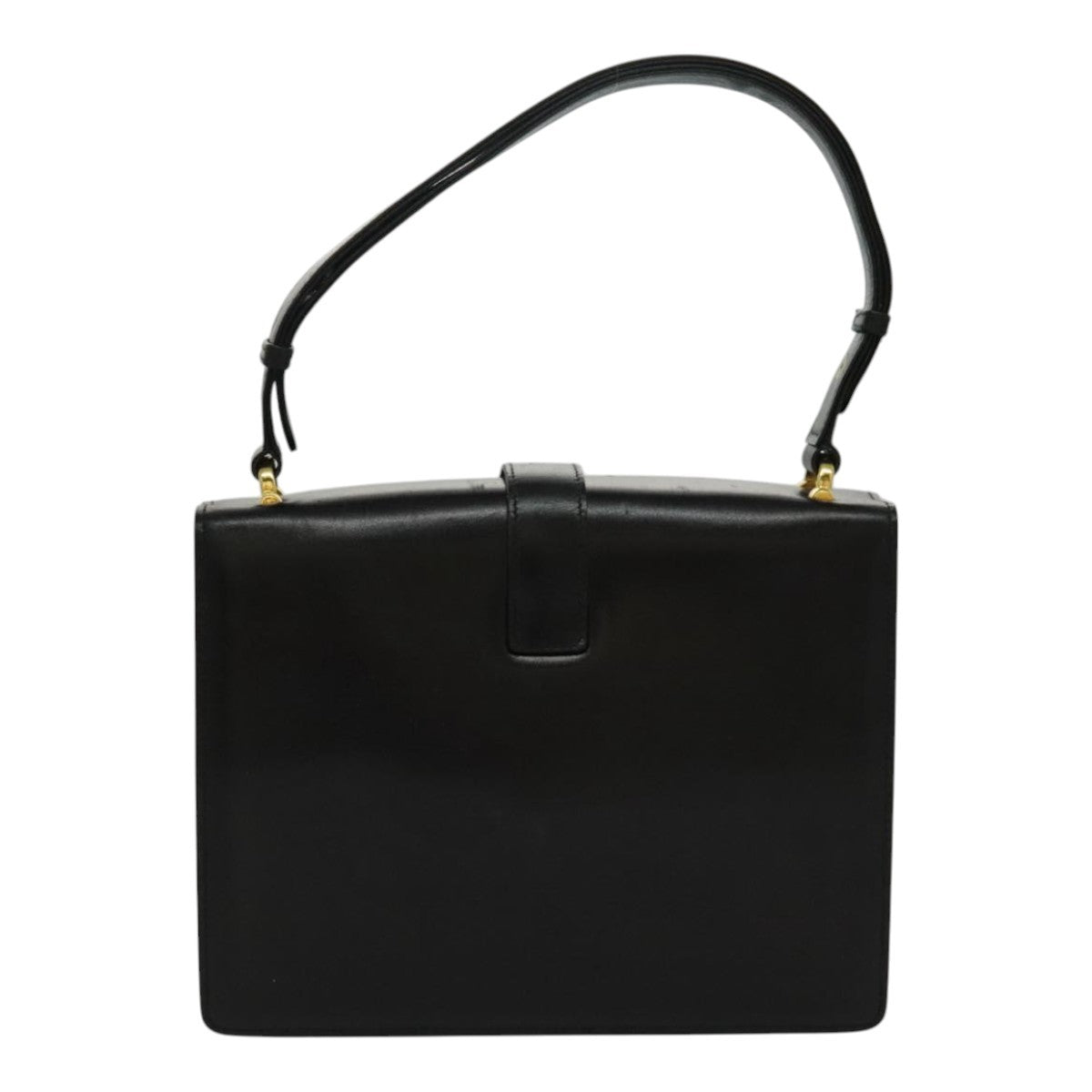 Celine Shoulder Bag Leather, BLACK, LEATHER, Shoulder bag
