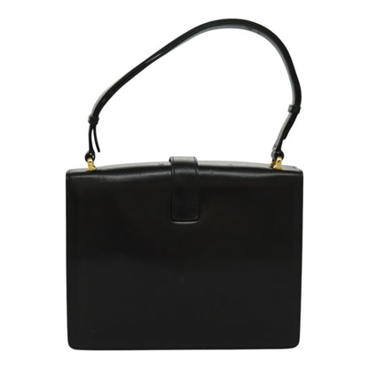Celine Shoulder Bag Leather, BLACK, LEATHER, Shoulder bag