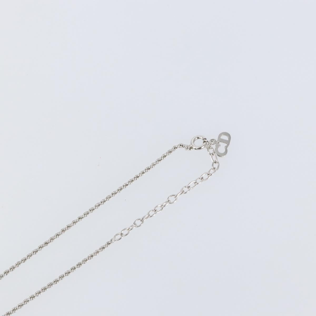 Christian Dior CD Logo necklace Metal, SILVER, METAL, Necklace