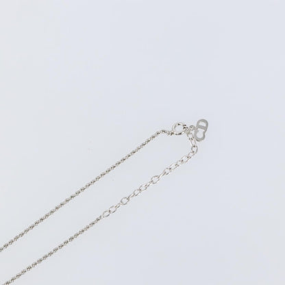 Christian Dior CD Logo necklace Metal, SILVER, METAL, Necklace