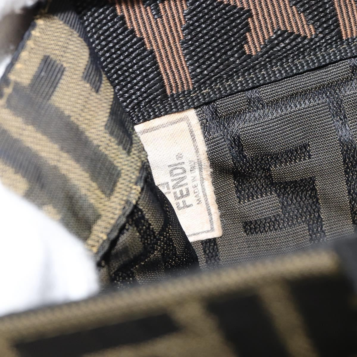 Fendi Zucca Tote bag FF motif, BROWN, CANVAS, Tote bag