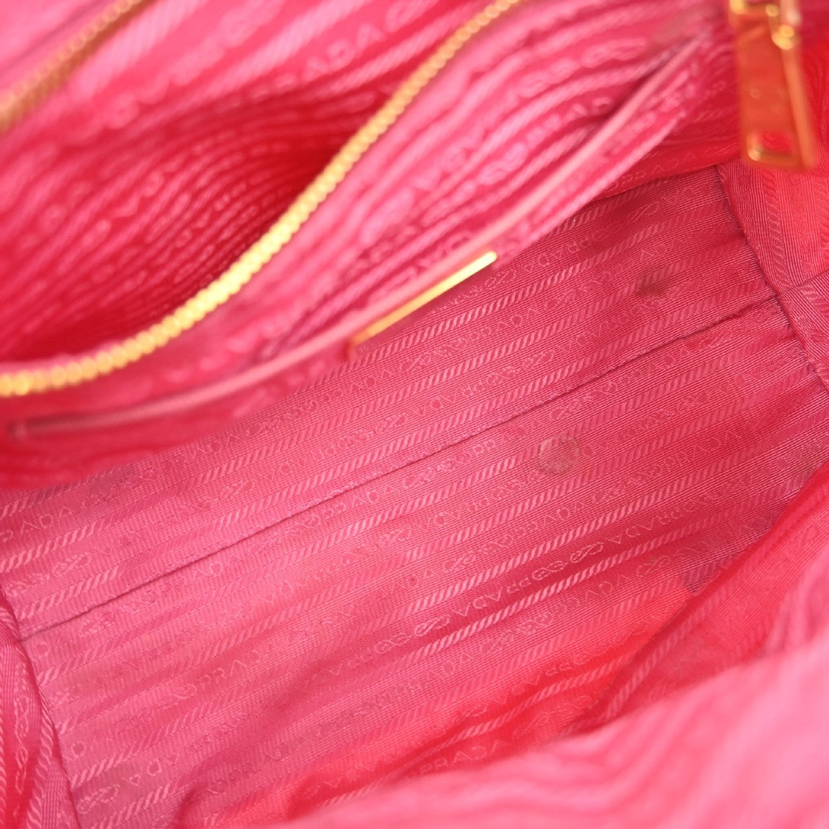 Prada Convertible Flap Tote Tessuto and Saffiano Leather, PINK, NYLON, Tote bag