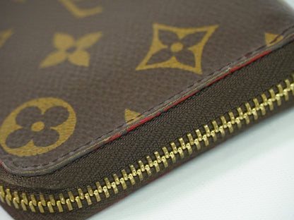 Louis Vuitton Clemence Wallet Monogram Canvas, BROWN, CANVAS, Wallets