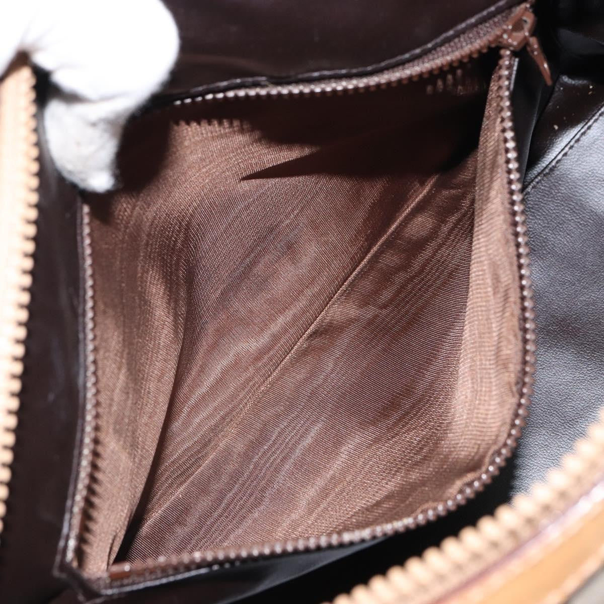 Celine Macadam Handbag Macadam with leather, BEIGE, PVC, Handbag