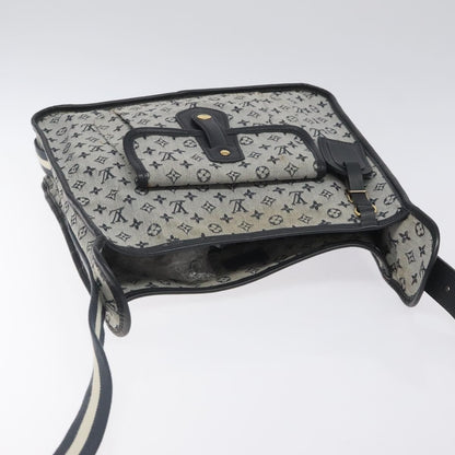 Louis Vuitton Mary Kate Messenger Bag Mini Lin, NAVY, CANVAS, Shoulder bag
