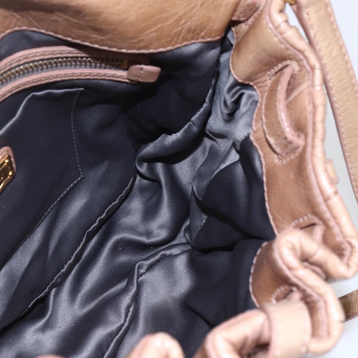 Miu Miu Coffer Satchel Matelasse Leather, PINK, LEATHER, Handbag