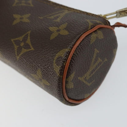 Louis Vuitton Papillon Pochette Monogram Canvas, BROWN, CANVAS, Clutche & pouche
