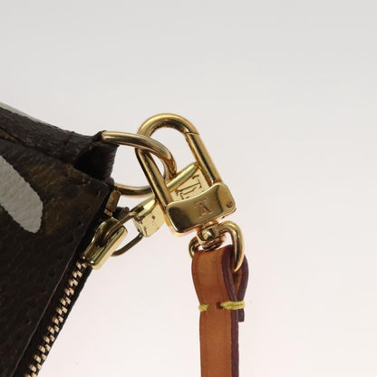 Louis Vuitton Pochette Accessoires Limited Edition Monogram Graffiti, WHITE, CANVAS, Clutche & pouche