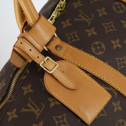 Louis Vuitton Keepall Bag Monogram Canvas, BROWN, CANVAS, Travel bag