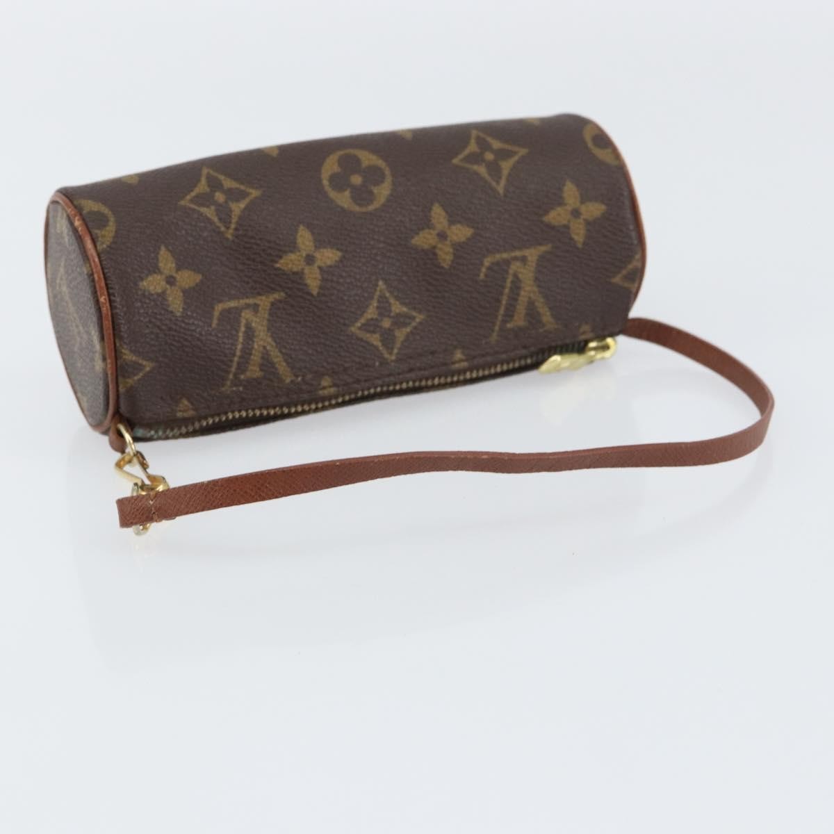 Louis Vuitton Papillon Pochette Monogram Canvas, BROWN, CANVAS, Clutche & pouche