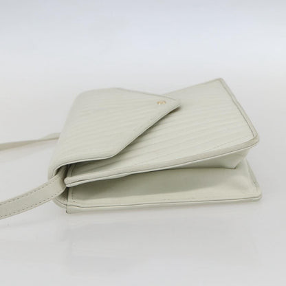 Valentino Garavani Vintage shoulder bag Leather, WHITE, LEATHER, Shoulder bag