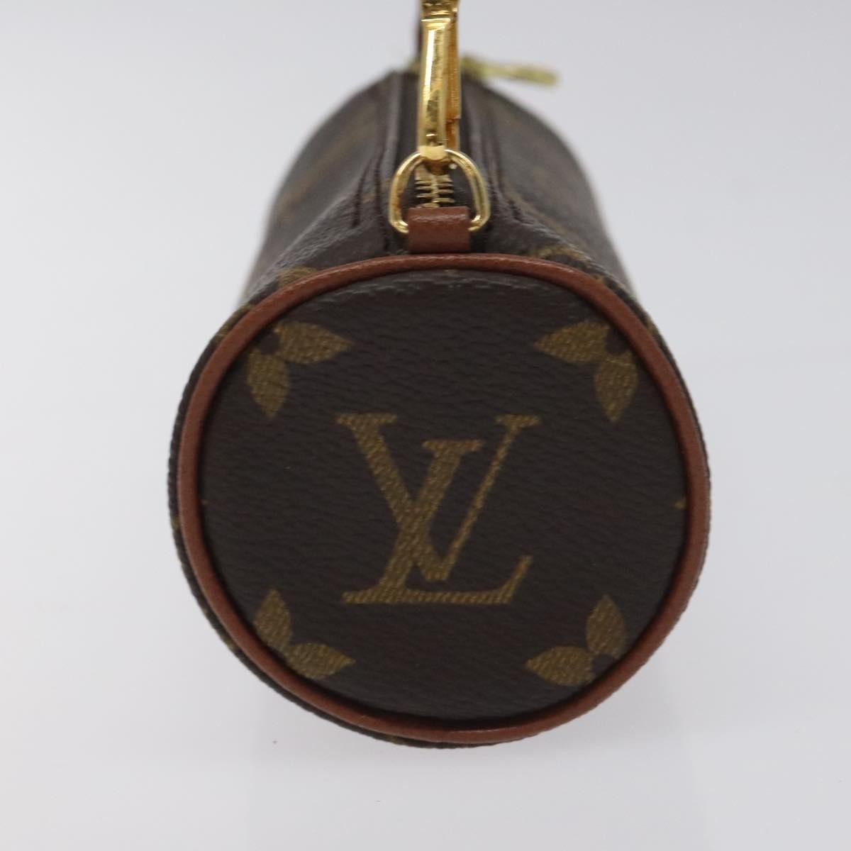 Louis Vuitton Papillon Pochette Monogram Canvas, BROWN, CANVAS, Handbag