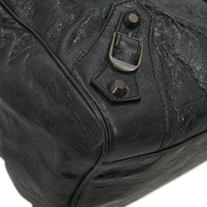 Balenciaga Twiggy Classic Studs Bag Leather, GREEN, LEATHER, Handbag