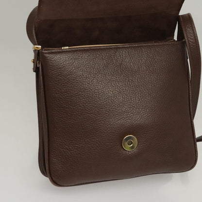 Bally Vintage Shoulder Bag Leather, BROWN, LEATHER, Shoulder bag