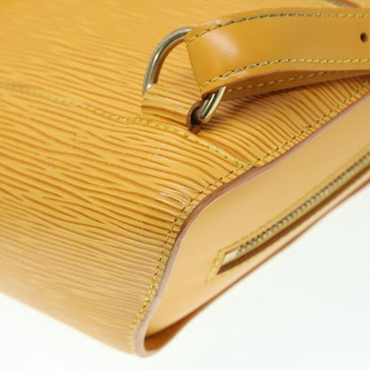 Louis Vuitton Mabillon Backpack Epi Leather, YELLOW, LEATHER, Backpack