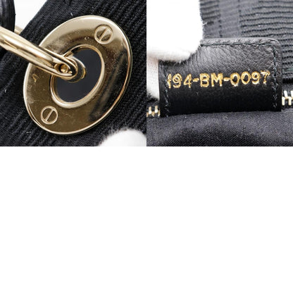 Christian Dior Lady cannage Matelassé, BLACK, CANVAS, Tote bag