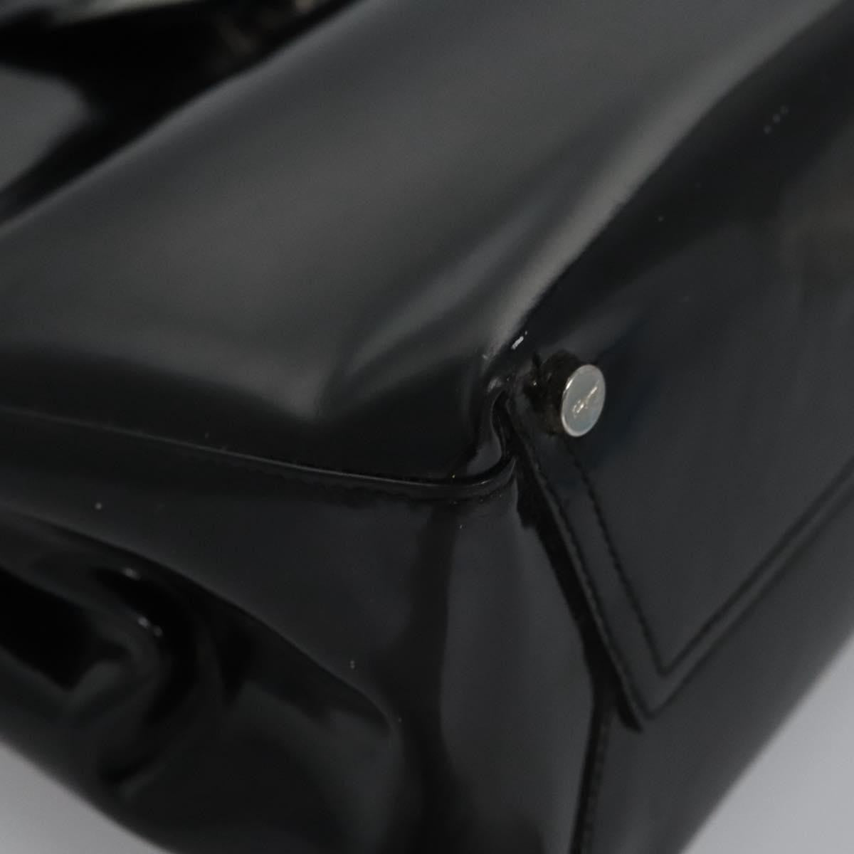 Salvatore Ferragamo Vara Tote Patent Leather, BLACK, PATENT_LEATHER, Handbag