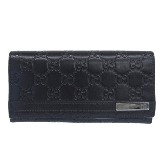 Gucci Guccissima Wallet Motif GG, BLACK, LEATHER, Wallets