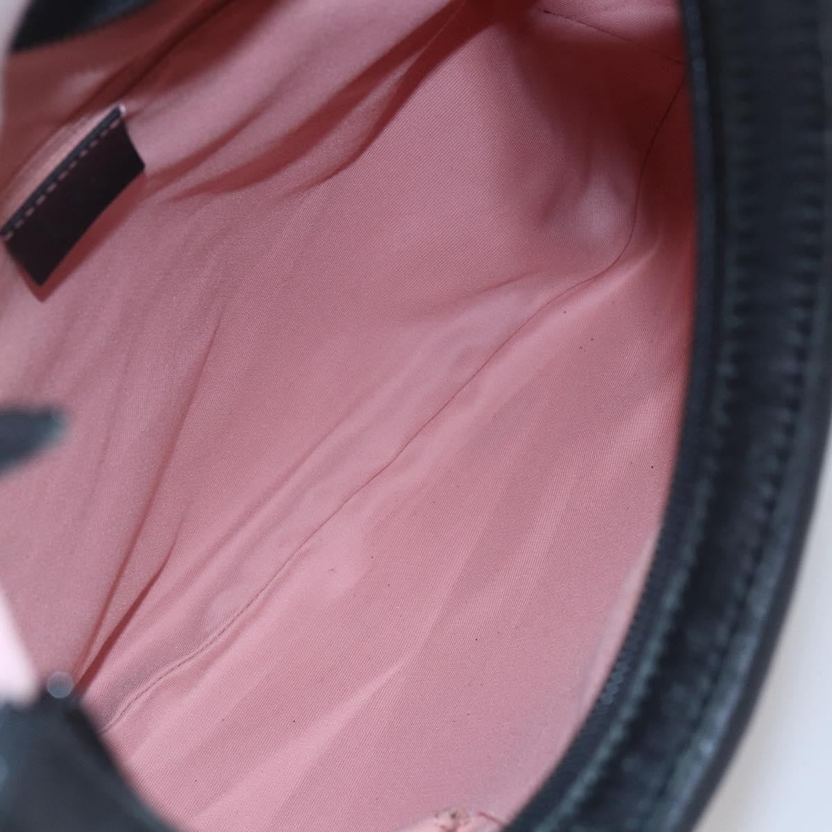 Gucci Hobo Shoulder Bag Canvas with Guccissima Leather, BLACK, CANVAS, Shoulder bag