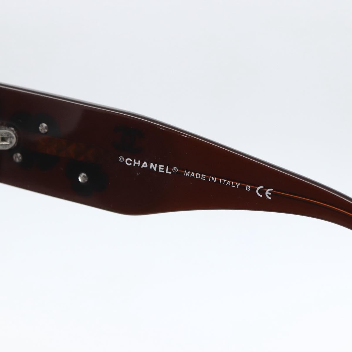 Chanel Camélia sunglasses Plastic, Brown, Plastic, Sunglasses