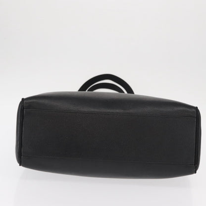 Salvatore Ferragamo Vala tote Leather, BLACK, LEATHER, Tote bag