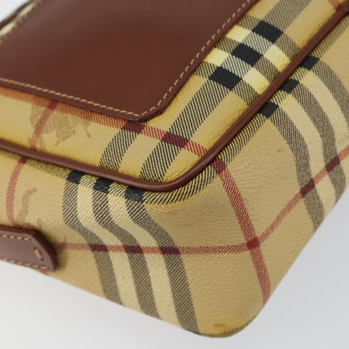 Burberry Nova check Shoulder bag Canvas, BEIGE, CANVAS, Shoulder bag