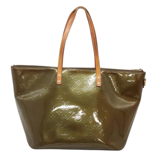 Louis Vuitton Bellevue Handbag Monogram Vernis, KHAKI, PATENT_LEATHER, Handbag