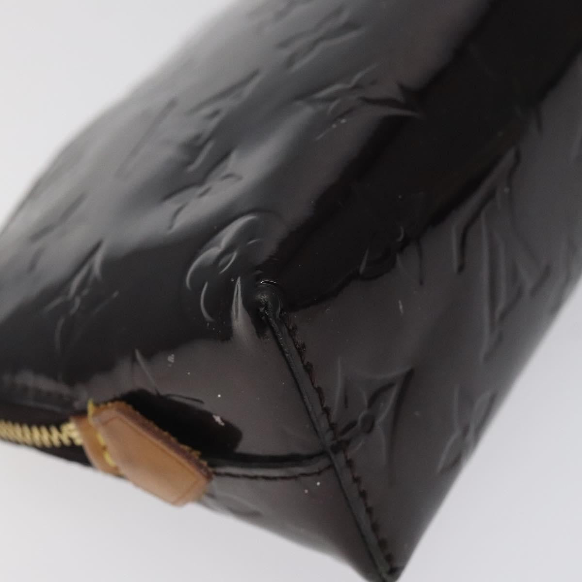 Louis Vuitton Cosmetic Pouch Monogram Vernis, BURGUNDY, PATENT_LEATHER, Toiletry Case