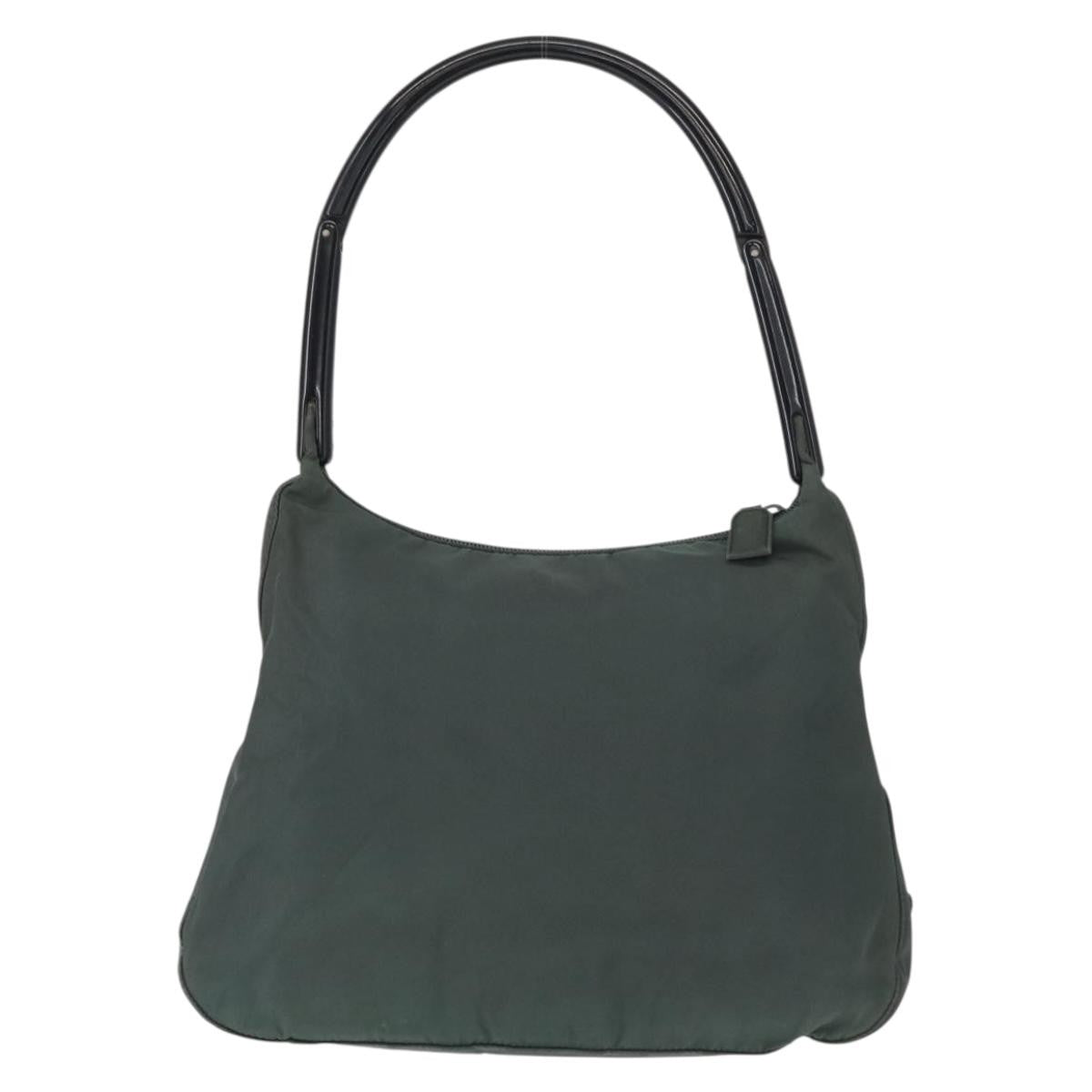 Prada Vintage Shoulder Bag Tessuto, GREEN, NYLON, Shoulder bag