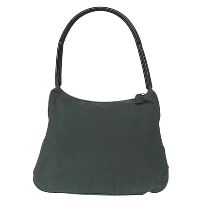 Prada Vintage Shoulder Bag Tessuto, GREEN, NYLON, Shoulder bag