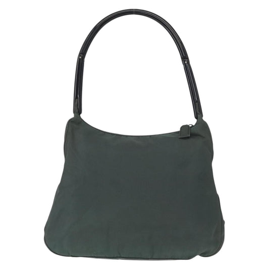 Prada Vintage Shoulder Bag Tessuto, GREEN, NYLON, Shoulder bag