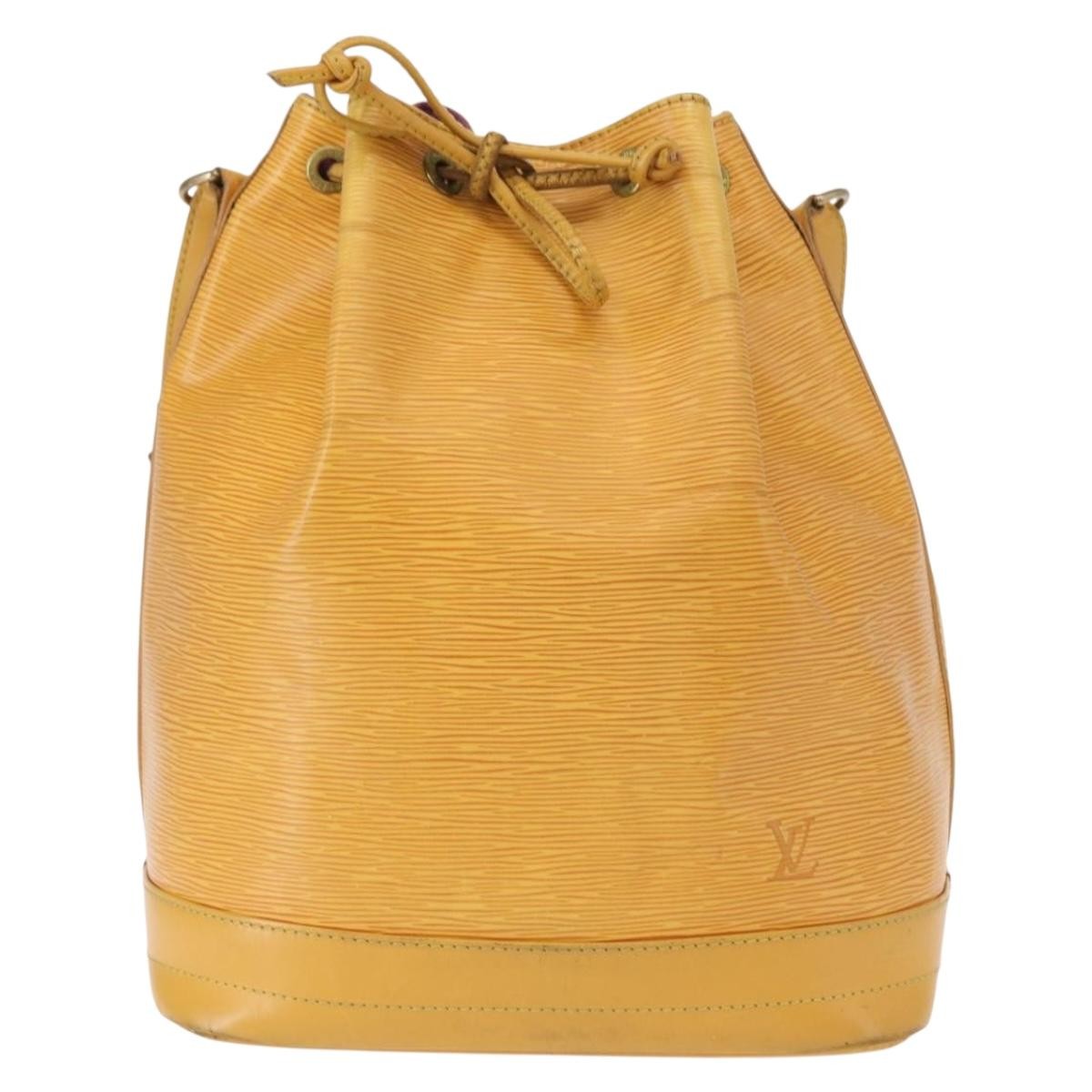 Louis Vuitton Noe Handbag Epi Leather, YELLOW, LEATHER, Shoulder bag