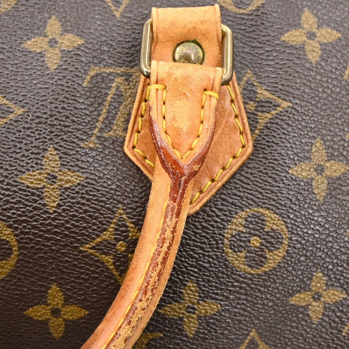 Louis Vuitton Speedy Handbag Monogram Canvas, BROWN, CANVAS, Handbag