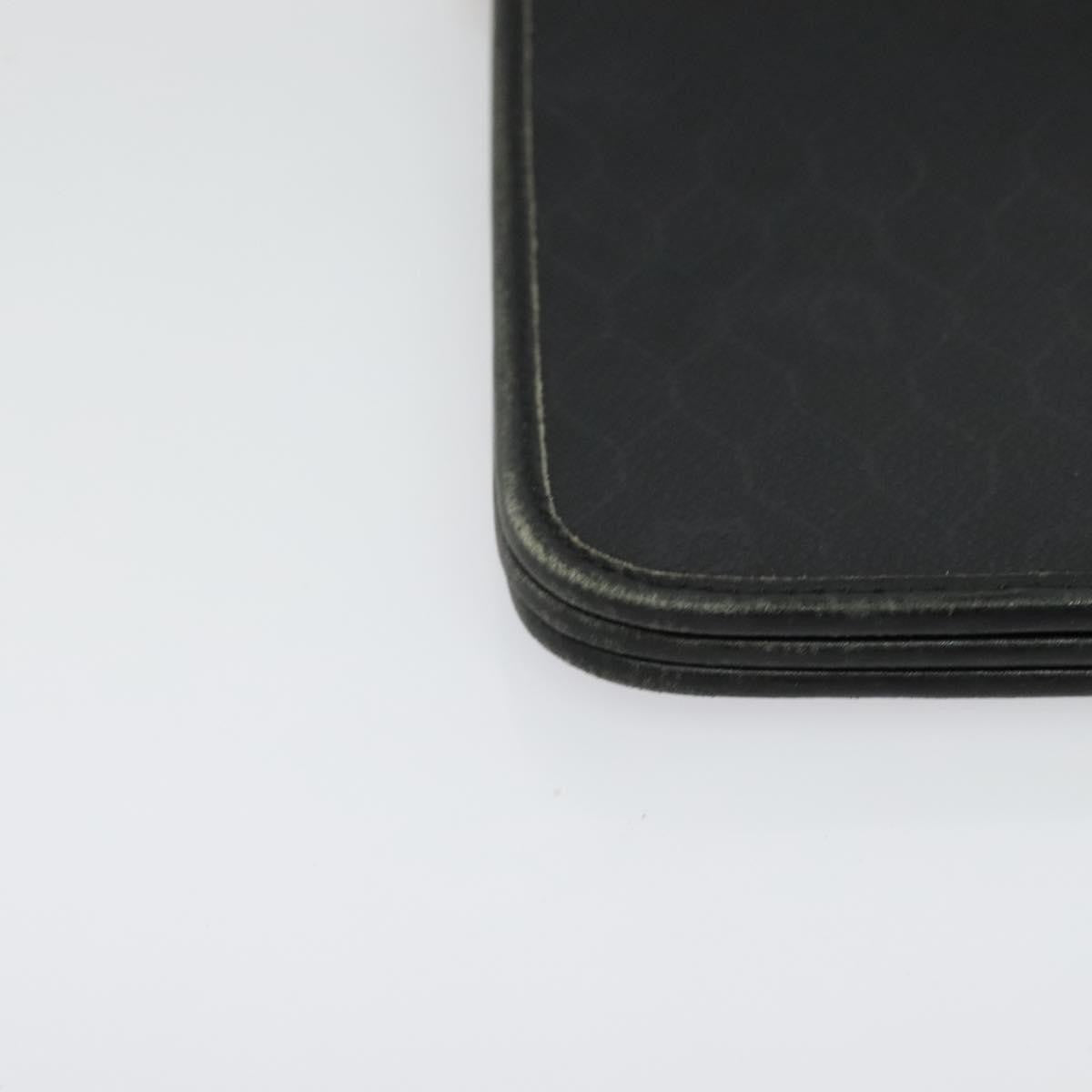 Christian Dior Vintage Honeycomb chain Canvas, BLACK, CANVAS, Handbag