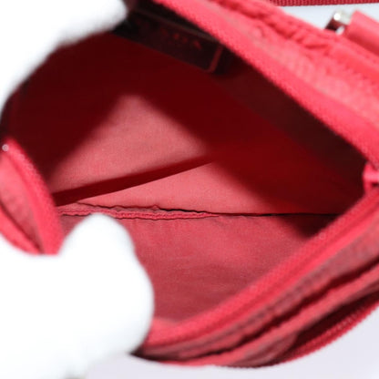 Prada Front Pocket Messenger Bag Tessuto, Red, Nylon, Shoulder Bag