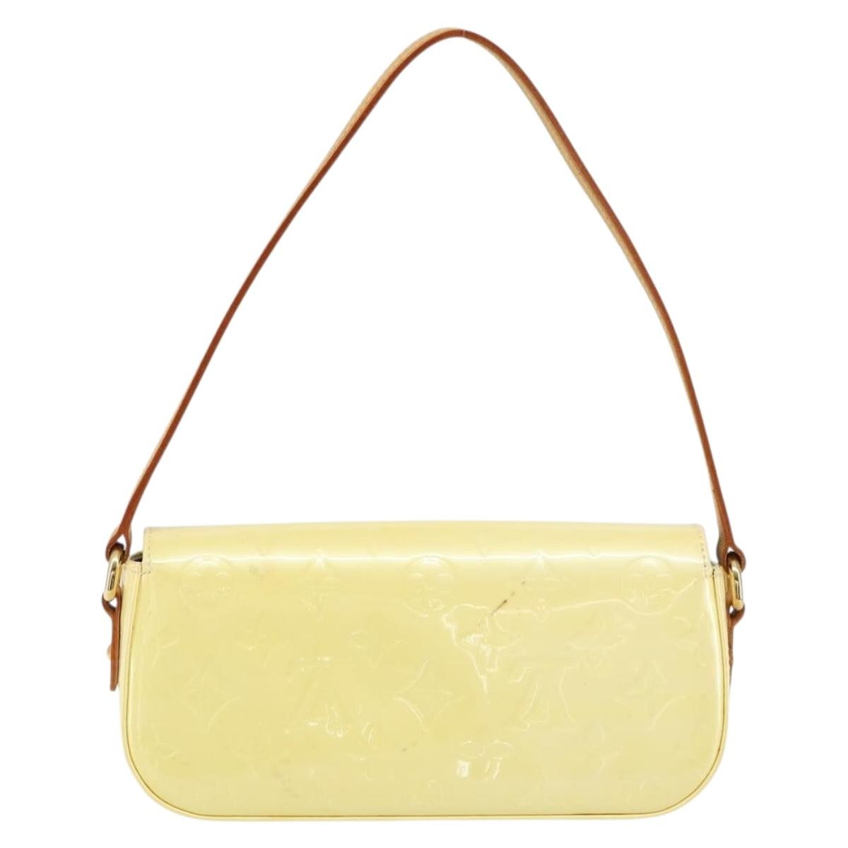 Louis Vuitton Malibu Street Handbag Monogram Vernis, BEIGE, PATENT_LEATHER, Clutche & pouche
