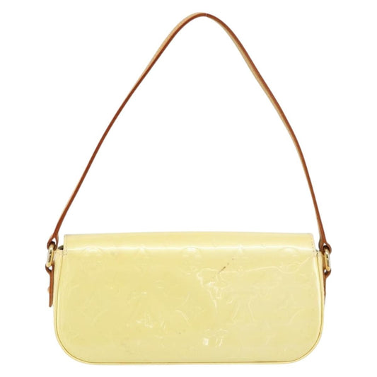 Louis Vuitton Malibu Street Handbag Monogram Vernis, BEIGE, PATENT_LEATHER, Clutche & pouche