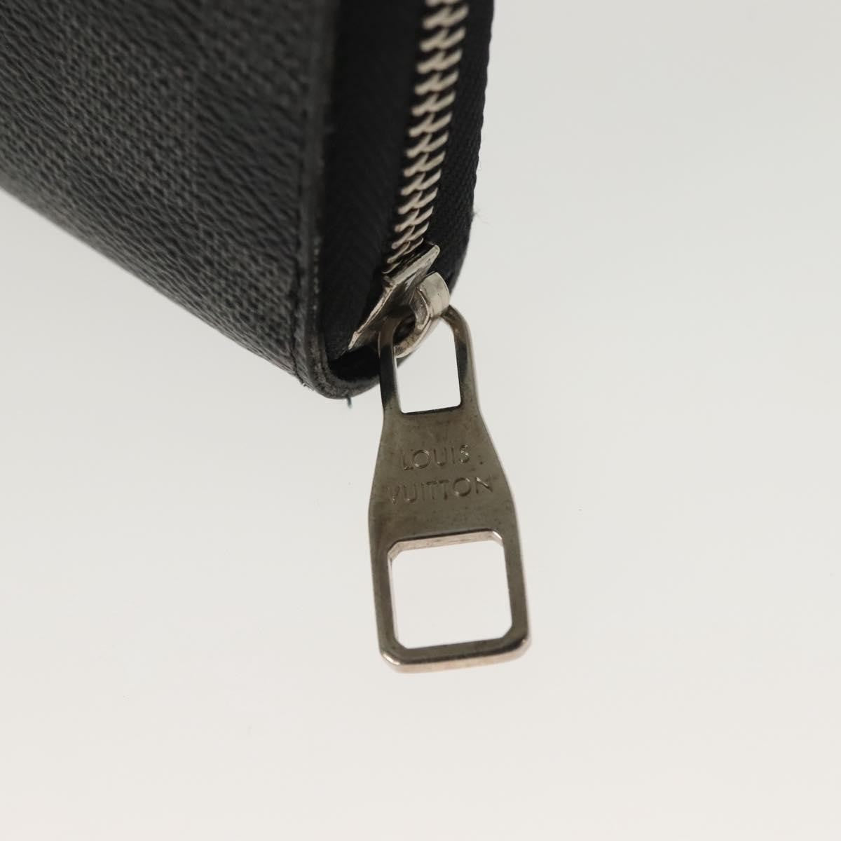 Louis Vuitton Zippy Organizer Limited Edition Damier Graphite, BLACK, CANVAS, Wallets
